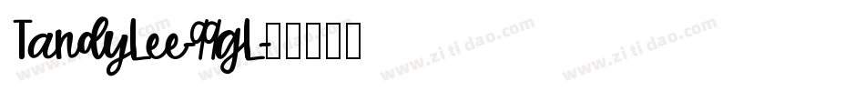 TandyLee-99gL字体转换