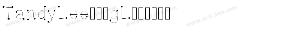 TandyLee-99gL字体转换