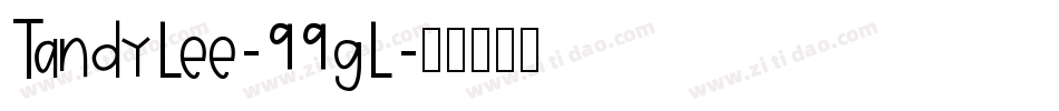 TandyLee-99gL字体转换