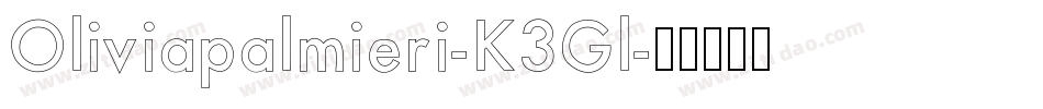 Oliviapalmieri-K3Gl字体转换