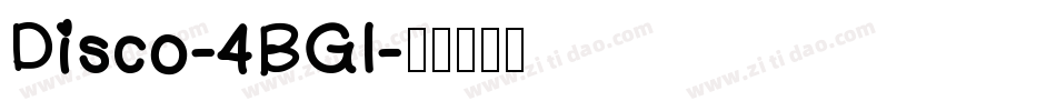 Disco-4BGl字体转换