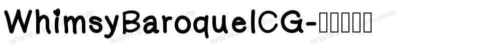 WhimsyBaroqueICG字体转换