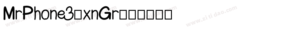MrPhone3-xnGr字体转换