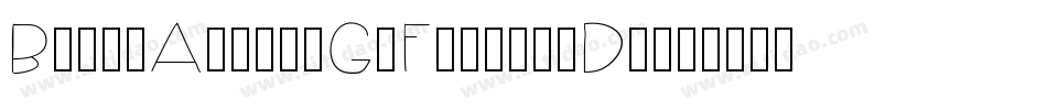BelleAllureGsFin-gxjD1字体转换