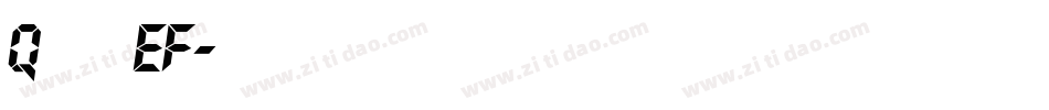 QuartzEF字体转换