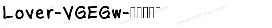 Lover-VGEGw字体转换