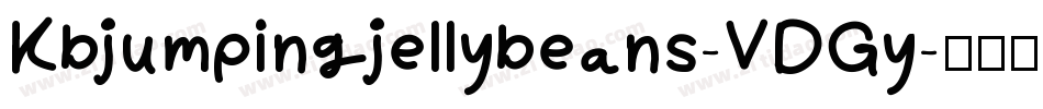 Kbjumpingjellybeans-VDGy字体转换
