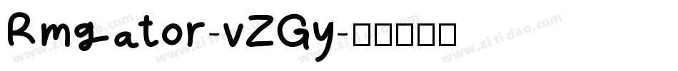 Rmgator-vZGy字体转换 Rmgator-vZGy字体转换