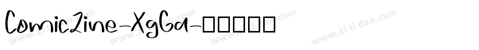 ComicZine-XgGa字体转换