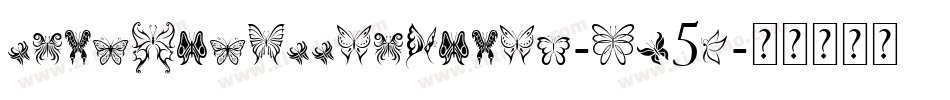 TribalButterflies-Zn5q字体转换