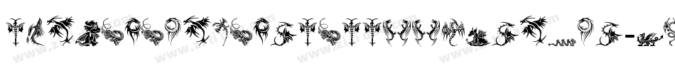 TribalAnimalsTattooDesigns-qyJ6字体转换