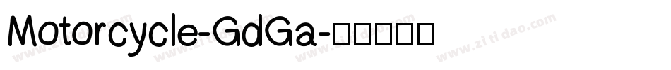 Motorcycle-GdGa字体转换