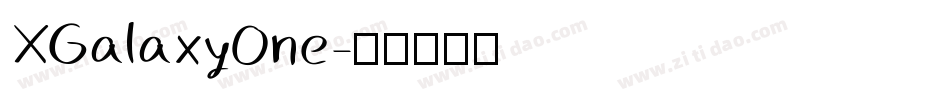 XGalaxyOne字体转换