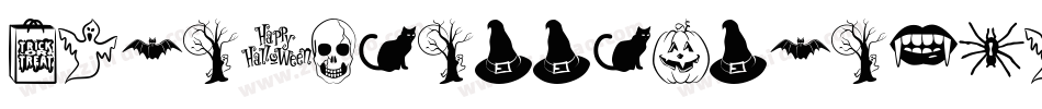 BoringLittleTrickOrTreaters-BZaG字体转换