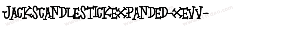 JacksCandlestickExpanded-xeVV字体转换