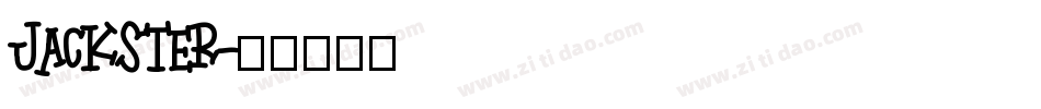 Jackster字体转换
