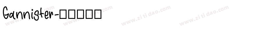 Gannister字体转换