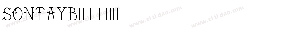 SONTAYB字体转换