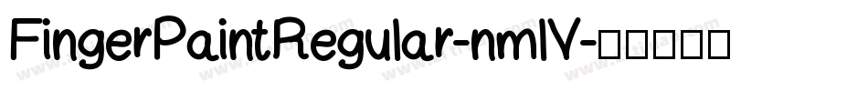 FingerPaintRegular-nmlV字体转换