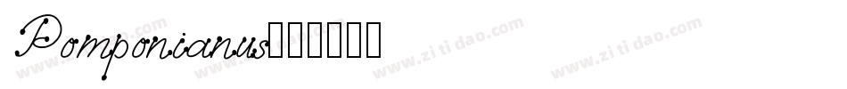 Pomponianus字体转换