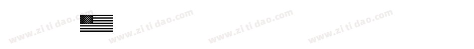 US-Flag字体转换