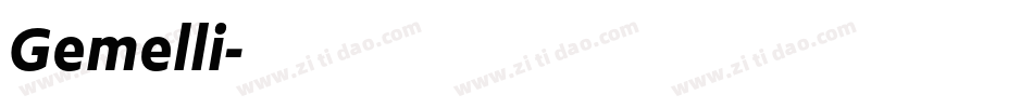 Gemelli字体转换