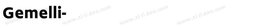 Gemelli字体转换