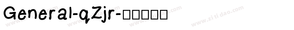 General-qZjr字体转换
