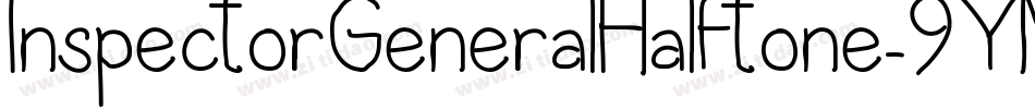InspectorGeneralHalftone-9YMp0字体转换