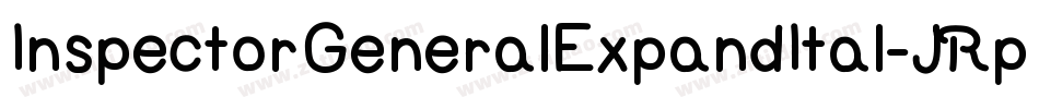 InspectorGeneralExpandItal-JRpyn字体转换