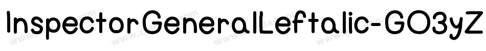 InspectorGeneralLeftalic-GO3yZ字体转换