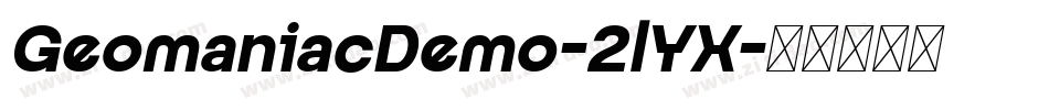 GeomaniacDemo-2lYX字体转换