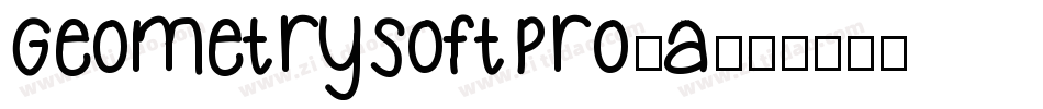 GeometrySoftPro-A字体转换