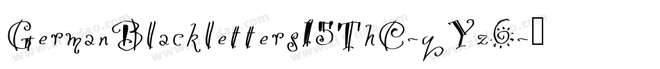 GermanBlackletters15ThC-qYz6字体转换