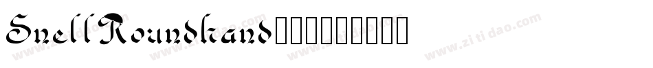 SnellRoundhand转换器字体转换