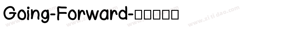 Going-Forward字体转换