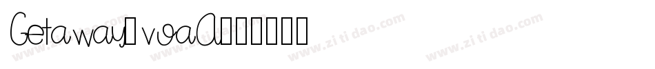 Getaway-voaA字体转换