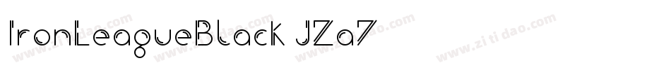 IronLeagueBlack-JZa7字体转换