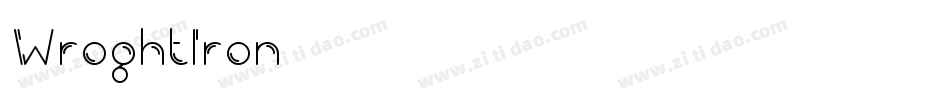 WroghtIron字体转换