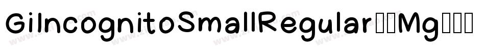 GiIncognitoSmallRegular-0Mg4字体转换