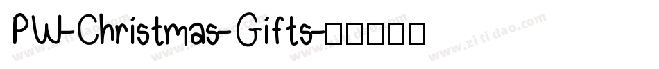 PW-Christmas-Gifts字体转换