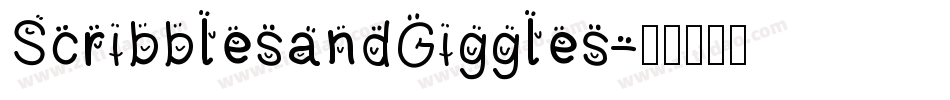 ScribblesandGiggles字体转换
