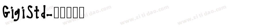 GigiStd字体转换