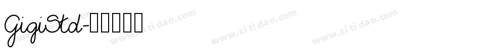 GigiStd字体转换