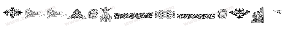 P22Victorian-OrnamentsTwo字体转换
