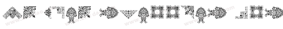 VictorianFreeOrnamentsTwo-B7Zw字体转换