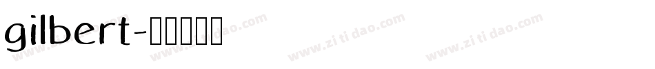 gilbert字体转换