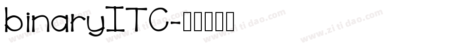 binaryITC字体转换