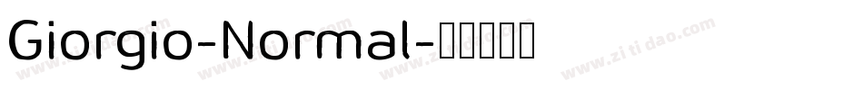 Giorgio-Normal字体转换