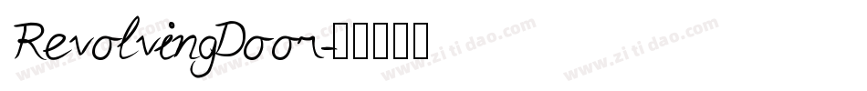 RevolvingDoor字体转换